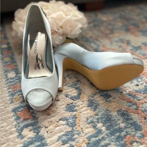 Audrey Brooke blue heels